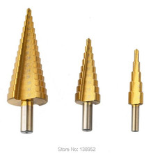 3pcs 4-12/20/32mm Large HSS Steel Step Cone Cut Set Drill Tools Titanium Drill Bits Hole Cutter Durable Coated Metal Drill Bit 2024 - buy cheap