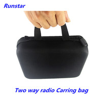 Náilon rádio carry caso titular walkie talkie rádio em dois sentidos saco para yaesu kenwood wouxun tyt baofeng UV-5R BF-888S saco de armazenamento caixa 2024 - compre barato