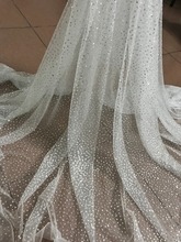 high quality Jolin-71524  Nigerian Lace Fabric Wedding African Lace Fabric with glitter sequins 2024 - buy cheap