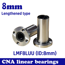 2pcs/lot LMF8LUU long type 8mm flange linear bearing CNC Linear Bush 2024 - buy cheap