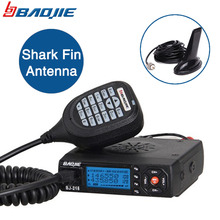 Baojie-Mini walkie-talkie BJ-218 para coche, 10KM, 25W, banda Dual, VHF/UHF, 136-174mhz, 400-470mhz, 128CH 2024 - compra barato