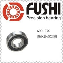 699-2RS ABEC-1 (100PCS) 9x20x6MM Sealed Miniature Ball Bearings 619/9 2RS 2024 - buy cheap