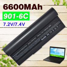 7.4v  6600mAh black  laptop battery for  Asus Eee PC  EPC 901 904HD 870AA Q159571 AL23-901 AL24-1000 AP23-9011000 1000H 1000HD 2024 - buy cheap