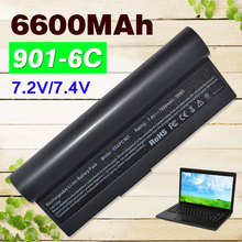 7.4 v 6600 mah bateria do laptop preto para Asus Eee PC EPC 901 904HD 870AA Q159571 AL23-901 AL24-1000 AP23-9011000 1000 H 1000HD 2024 - compre barato