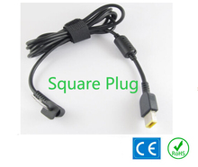 Conector de clavija cuadrada con Cable para Lenovo Thinkpad X1, fuente de alimentación de 1,5 m, CC, carbono, M490S, Yoga, 11, 13, cuadrado 2024 - compra barato