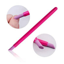 1pc Cuticle Pusher Pen Stone Cuticle Remover Nail Art File Pen Stone Pusher Remover Nail Buffer Nail Art Tool 2024 - buy cheap
