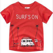 Camiseta de algodón de manga corta para niños, ropa de verano, informal, 2-10 años 2024 - compra barato