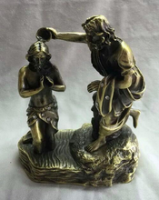 Ornamento católico cristão de cobre, decoração de casa estátua figura, presente, artesanato, batismo, religioso, dourado 2024 - compre barato
