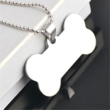 Skyrim Necklace Making Supplies Stainless Steel The Bone Shape Pendant Military Dog Tags Ball Chain Necklace Jewelry As Gift 2024 - buy cheap