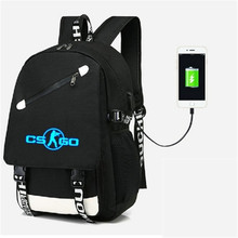 CSGO Game OL Backpack USB bag Travel School Students Bag USB Fashion School Casual Laptop bag Gifts 2024 - buy cheap