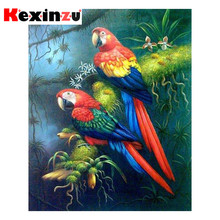 kexinzu Full 5D DIY Square/Round Diamond Painting"Bird Scenery" 3D Embroidery Cross Stitch Mosaic diamondpainting Gift 2024 - buy cheap