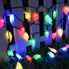 Solar Christmas Decorations String Lights 30/50 LED Waterproof Cute Ghost LED Holiday Light for Outdoor Decor 2 Modes Lighting 2024 - buy cheap