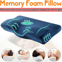1pc Memory Foam Pillow Cooling Gel Orthopedic Bed Pillows Reversible Orthopedic Sleep Comfortable Home Bedroom Soft Solid New 2024 - buy cheap