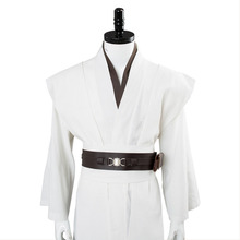 Obi Wan Kenobi Costume Jedi Knight Costume White Robe Uniform Men Adult Halloween Carnival Costume 2024 - buy cheap