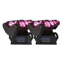 2pcs/lot chips RGBW 4 in 1 8x12w spider light LED Beam Spider Moving Head 8x12W beam for Party Disco DJ Club 2024 - buy cheap