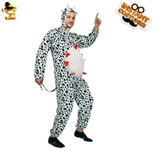Cow Pajamas Warm Cow Cosplay Costumes Funny Cow Jumpsuit Party 2024 - buy cheap
