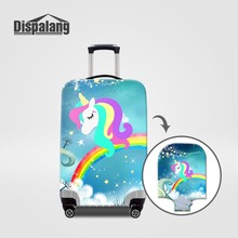 Dispalang 3D Cartoon Unicorn Travel Luggage Protective Cover for 18-32 Inch Trolley Suitcase Thick Elastic Dust Rain Bag Covers 2024 - buy cheap