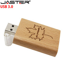 JASTER USB 3.0 Wooden Book Model usb flash drive pendrive 4gb 8gb 16gb 32gb 64gb memory stick pen drive free custom logo 2024 - buy cheap