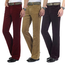 Мужские повседневные брюки, вельветовые брюки-колокольчики в Корейском стиле на весну 2020 2024 - купить недорого