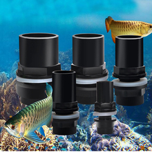 Nuonowell-conector reto para aquário, peixes de pvc, conjunto de tubos à prova d'água, preto, 40mm/50mm 2024 - compre barato