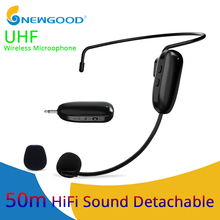 UHF Wireless Head Headset Microphone 2 In 1 Handheld Portable MIC Voice Changer Amplifier For Speech 3.5mm Plug Receiver 2024 - buy cheap