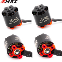 Motor de edição de corrida para helicóptero rc, quadricóptero fpv, 4 lâmpadas emax rs1108 4500kv 5200kv 6000kv 2024 - compre barato