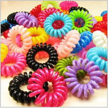 telephone line elastic gum for hair donut ring rubber bands rope accessories spirals hairband Scrunchie Ponytail Holder fashion 2024 - buy cheap