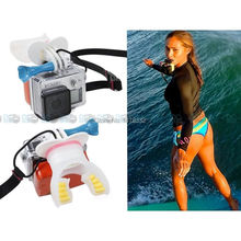 Montura de boca para cámara GoPro Hero 4 3 +, para surfear, patinar, disparar, Surf, Dummy Bite 2024 - compra barato