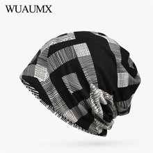 Spring Summer Beanies Hats For Men and Women Geometric Turban Hats Hip-Hop Hedging Hats Skullies Beanies Balaclava Cap 2024 - buy cheap