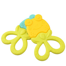 Chenkai 10PCS BPA Free Silicone Frog Animal Teether Pendant Nursing DIY Baby Pacifier Dummy Sensory Toddle Toys Accessories 2024 - buy cheap