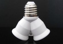 Adaptador de lâmpada de luz e27 para 2 e27, alta qualidade, conversor divisor, 4 peças