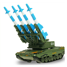 Alloy Tank Model Air Defense Missile Model Ornaments Alloy Rocket Gun Boy Simulation Gift Crawler Can Lunch Children Hobby Toys 2024 - buy cheap