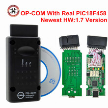OP-COM V1.7 For Opel S-AAB Chip PIC18F458 HW 1.7 OPCOM CAN-BUS Interface OP COM Free Shipping 2024 - buy cheap