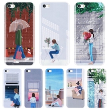 Kpop Girl Korea Japan Cartoon Aesthetic Soft Silicone Phone Case For Apple iPhone 5 S 5C 5S SE Back Cover For iPhone 4 S 4S Case 2024 - buy cheap