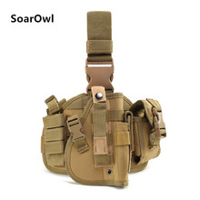Coldre tático equipamento de caça ao ar livre multifuncional amarrando cintura pistola capa protetora bolsos táticos 2024 - compre barato