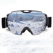 Лыжные очки с двойными линзами UV400, противотуманные лыжные очки, мужские и женские очки для снега, сноуборда, мотокросса, лыжные маски или очки 2024 - купить недорого