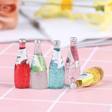 1/12 Miniature Food Mini Resin Fruit Bottle Simulation Drinks Model Toys Fruit Drink Play Dollhouse Dolls Accessories 2024 - buy cheap