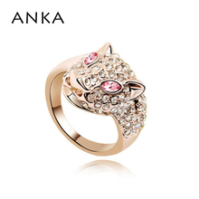 ANKA Hot popular leopard rings for women fashion animal crystal rings party punk jewelry girls accessories perfect gifts #90856 2024 - buy cheap