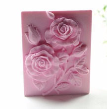 Rose Mold S426 Craft Art Silicone 3D Soap Molds Craft Molds DIY Handmade Candle Molds 2024 - buy cheap