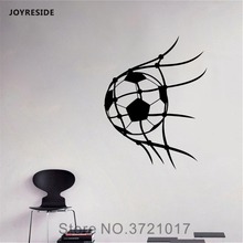 Настенная виниловая наклейка с изображением футбольного мяча, игрока 2024 - купить недорого