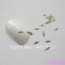 Approx. 1000pcs/bag Metal Gold Wing Heart Design Non-adhesive Metal Slices Nail Art Decoration MS-140-2 2024 - buy cheap