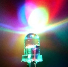 Бесплатная доставка 500 шт. 3 мм RGB 7 цветов быстрая вспышка светодиодные светоизлучающие диоды (светодиодный ы) новые продукты и ROHS 2024 - купить недорого