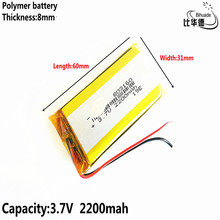 Liter energy battery 3.7V,2200mAH 803160 803060 Polymer lithium ion / Li-ion battery for tablet pc BANK,GPS,mp3,mp4 2024 - buy cheap