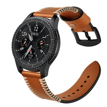 Beafity-Correa de reloj hecha a mano para hombre y mujer, correa de cuero genuino para Huawei y Samsung, 20mm, 22mm 2024 - compra barato