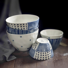 Тарелка столовая посуда из костяного фарфора креативная глазурованная под керамическую посуду в форме супа миски тарелка Салатница миска риса 2024 - купить недорого