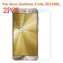 2PCS Tempered Glass For Asus Zenfone 3 Lite Screen Protector protective film For ZE520KL 5.2 inch Glass 2024 - buy cheap