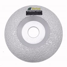 DIATOOL Dia 115mm Vacuum Brazed diamond cup wheel for multi-purpose convex for all stone and construction material 2024 - buy cheap