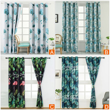 Tropical Plants Printing Thermal Insulating Window Blinds Drapes Window Blackout Curtains for Living Room Bedroom Blinds 2024 - buy cheap