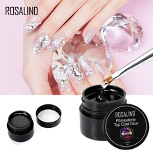 ROSALIND 2 in 1 Top Coat Glue Rhinestone Nail Gel 5ml Nail Polish All For Manicured Hybrid Rhinestone Varnish For Nail Art 2024 - buy cheap