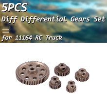 Engrenagem principal diferencial 5mm 64t do pinhão do motor das engrenagens 3.17mm 17t 21t 26t 29t do diff do metal dos pces para o caminhão de hsp redcat 11164 rc 2024 - compre barato